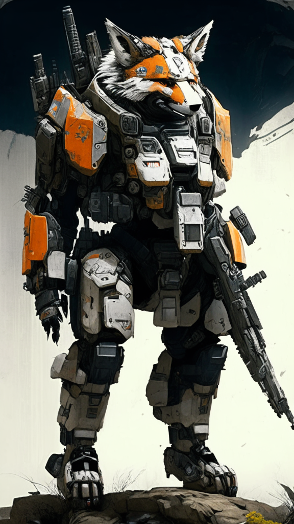titanfall titan ronin as a fox