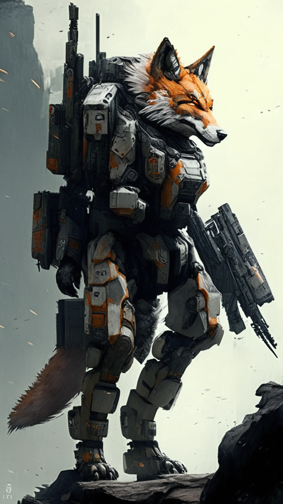 titanfall titan ronin as a fox