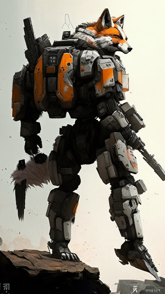 titanfall titan ronin as a fox