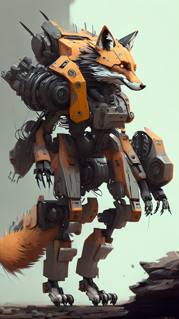 turn fox into a mech