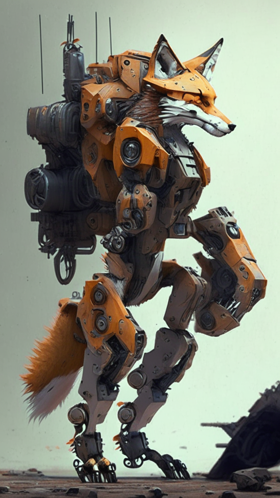 turn fox into a mech