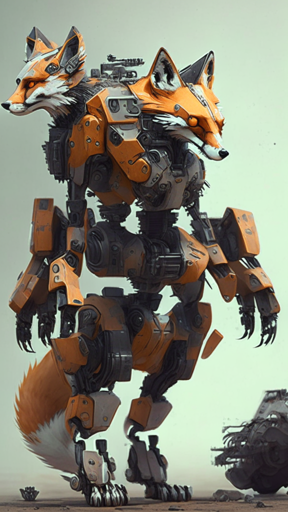 turn fox into a mech