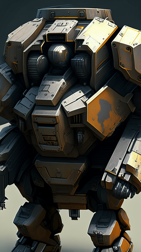 hexagonal armor of a Warhammer 40k tank, like the reference image