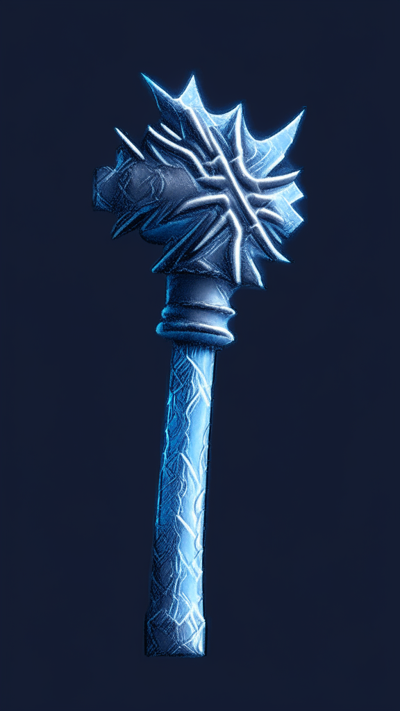a frost hammer based on the reference image