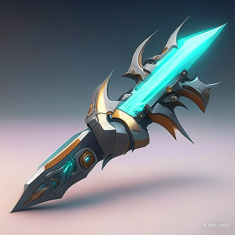 futuristic melee weapon