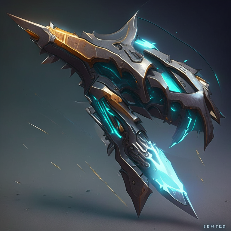 futuristic melee weapon