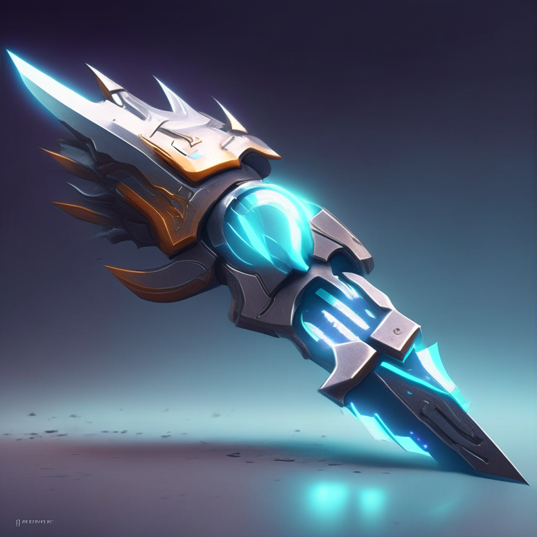 futuristic melee weapon