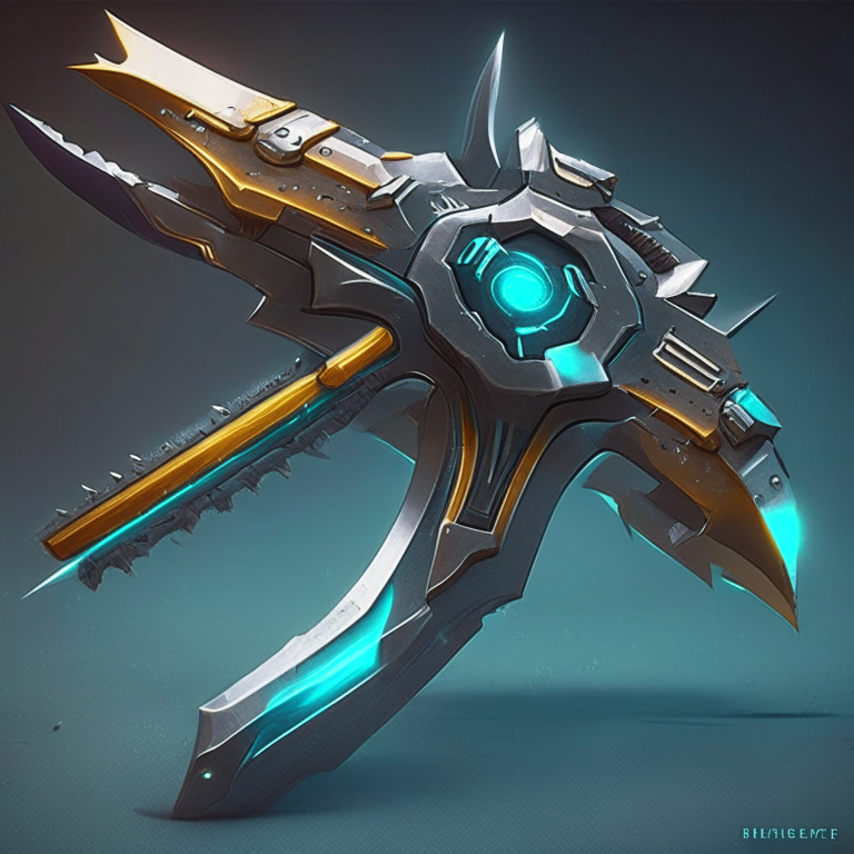 futuristic melee weapon
