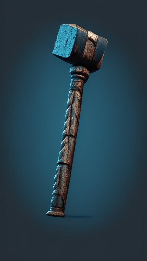 a hammer