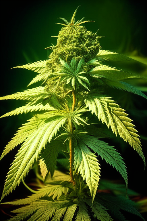 Cannabis sativa grown at the Hindu Kush