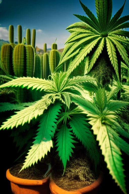 Marijuana grown at Mexico