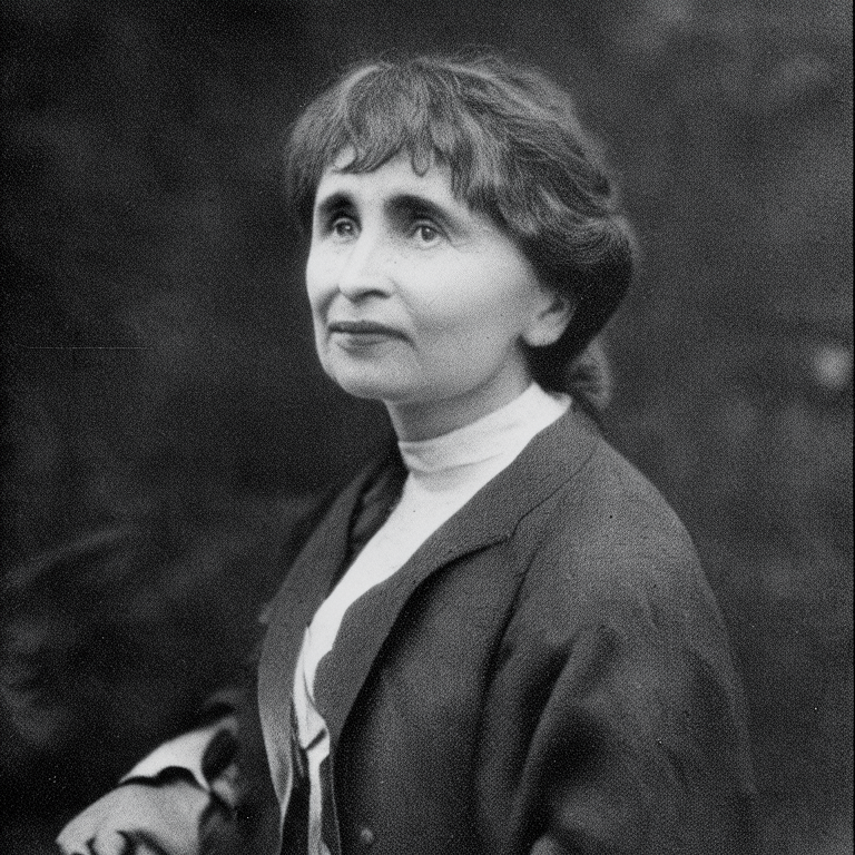 Helen keller in 1907 year

