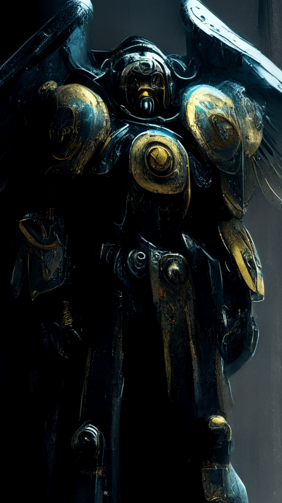 Reference image in the Warhammer 40K style