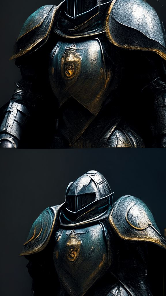 Using the same styling as the reference image create a Knight