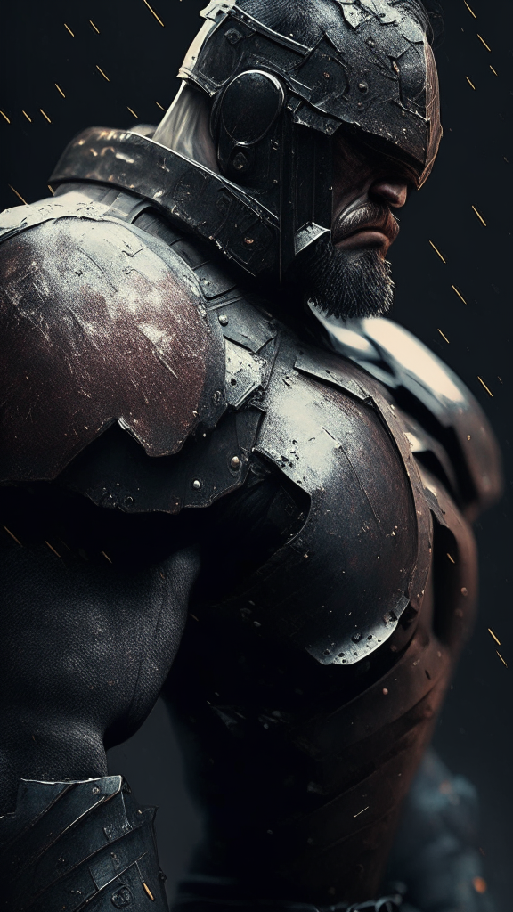 create the reference image in a gritty battle hardened style