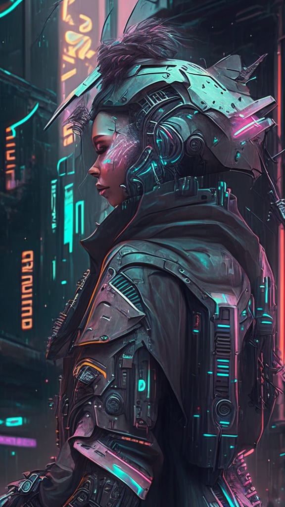 futuristic sci fi cyberpunk