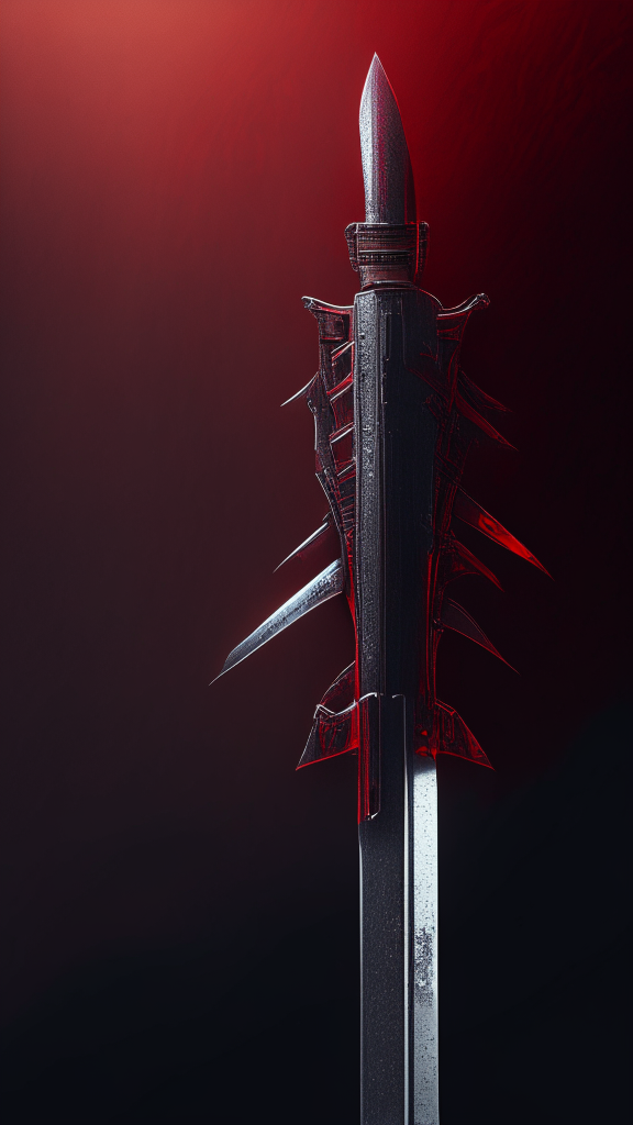 add a red sword to reference image-52