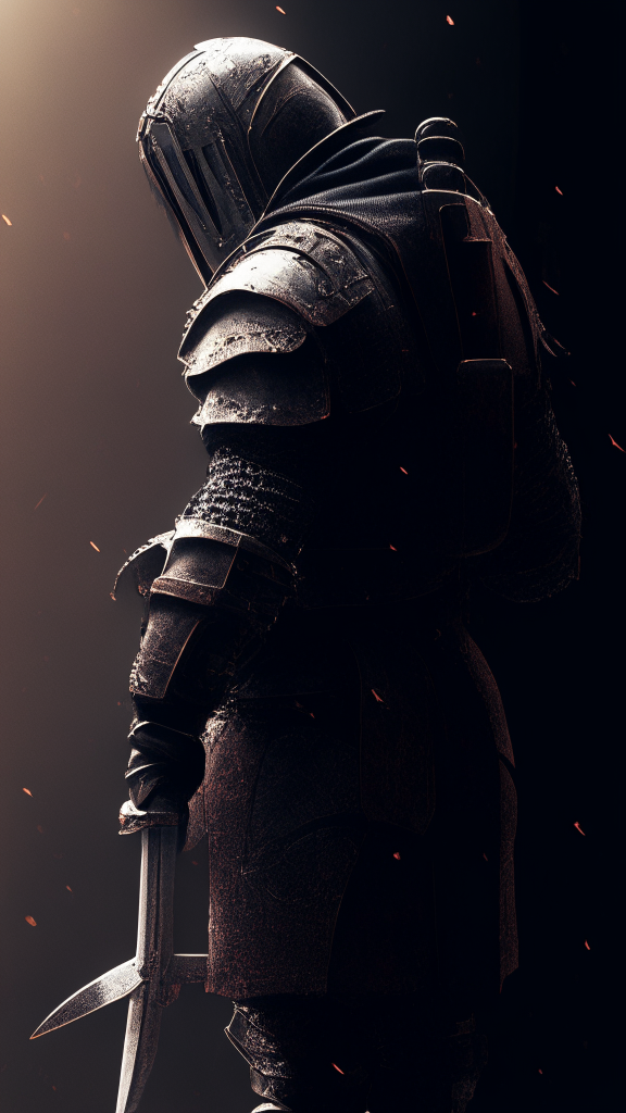 reference image-52 as a knight with sword