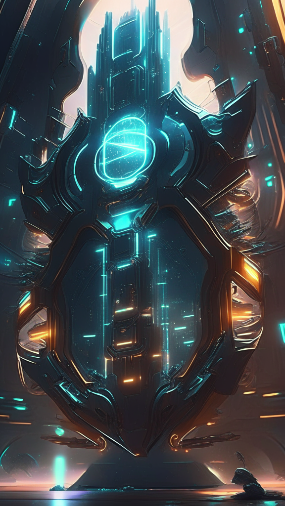 more futuristic, sleek, advanced technology, glowing elements, sci-fi