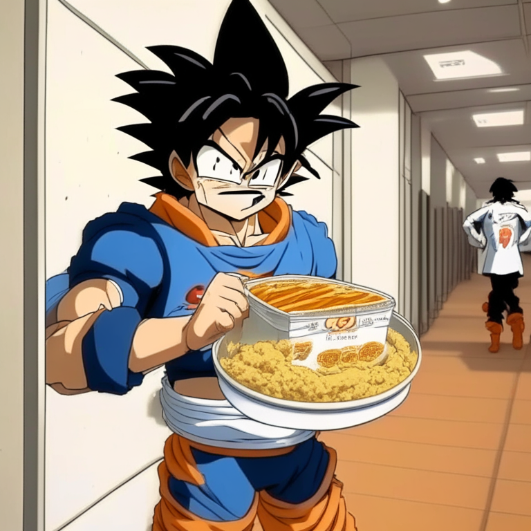 Goku Rediscovering Master Tiramisu (Team Tsuru Founded) After 4 Years in the Corridor of a Korean Stadium 