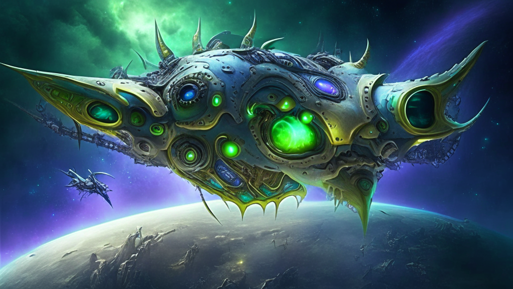 alien warcraft spaceship
