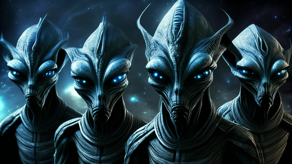 the Zeta Reticulans looking alien and menacing...