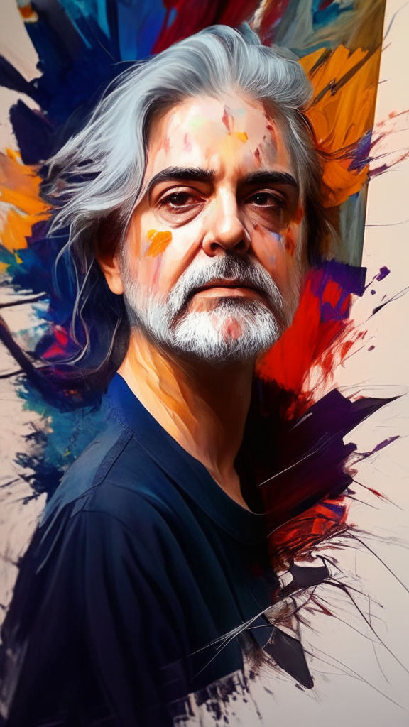 make it in painting style