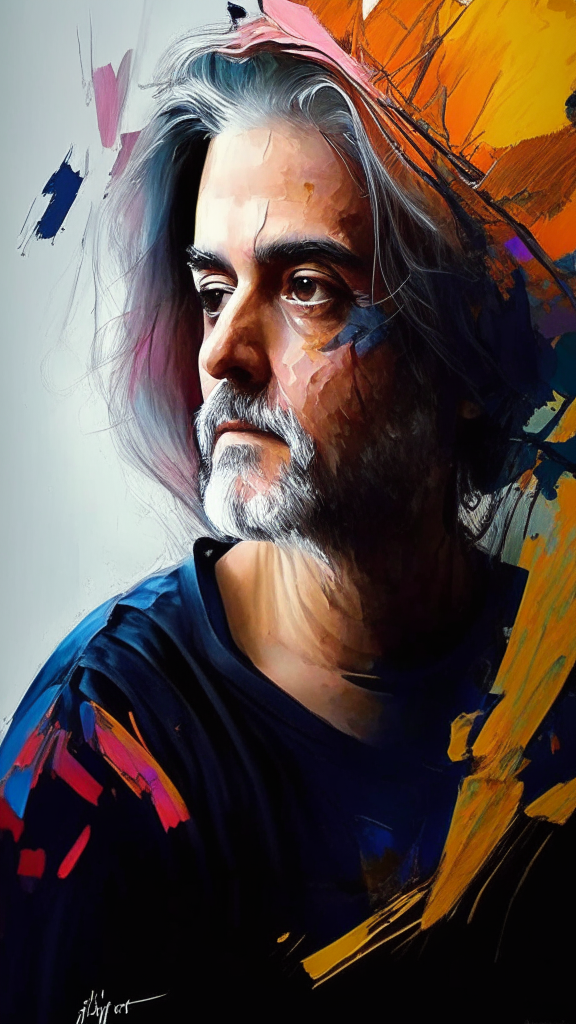 make it in painting style