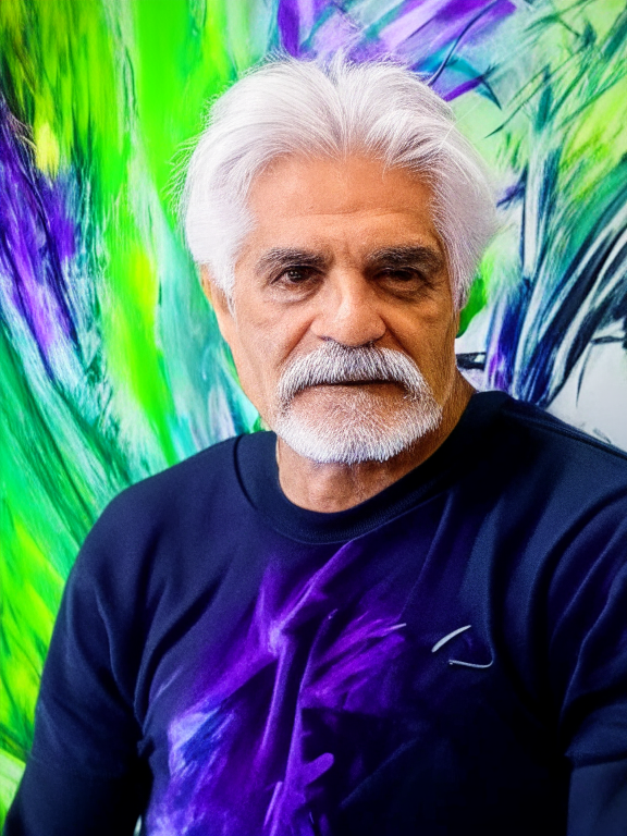 create a portrait hyper detailed in contemporary art painting style, 4k, 8k