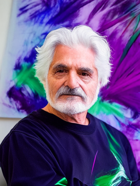 create a portrait hyper detailed in contemporary art painting style, 4k, 8k