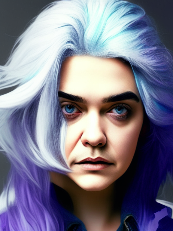 change color of hair in white