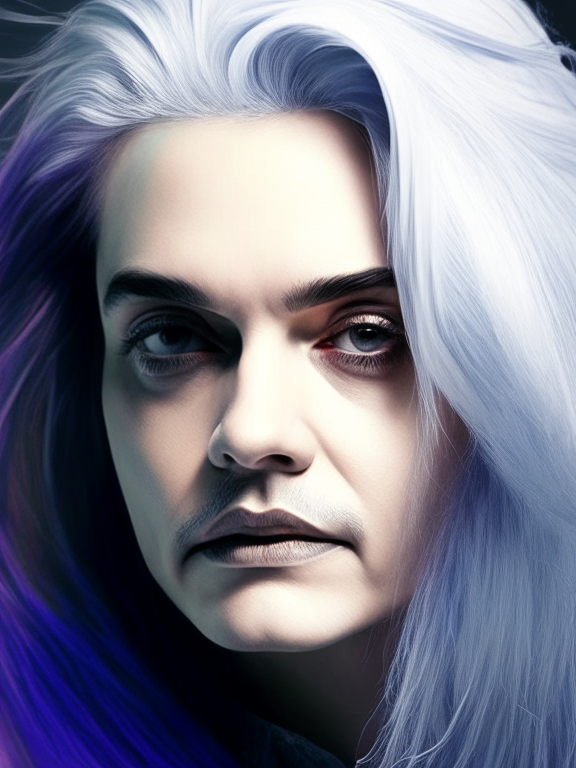 change color of hair in white