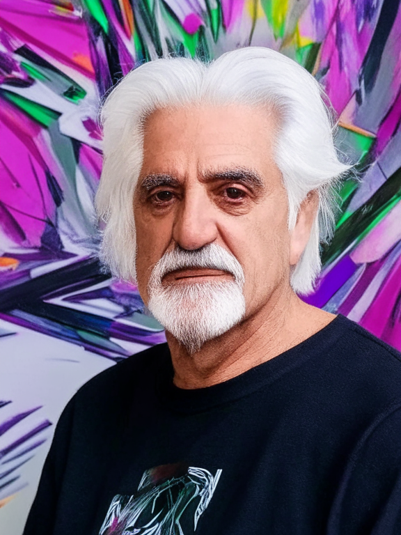 create a portrait hyper detailed in contemporary style, 4k, 8k