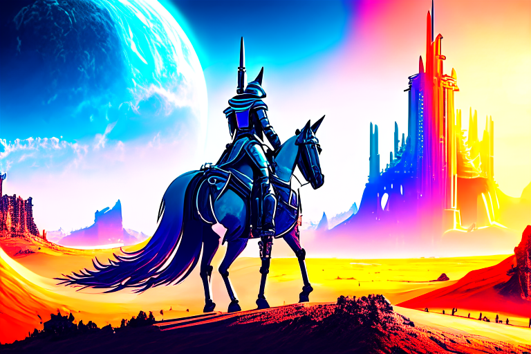 The Knight and the White Horse of Apocalypse