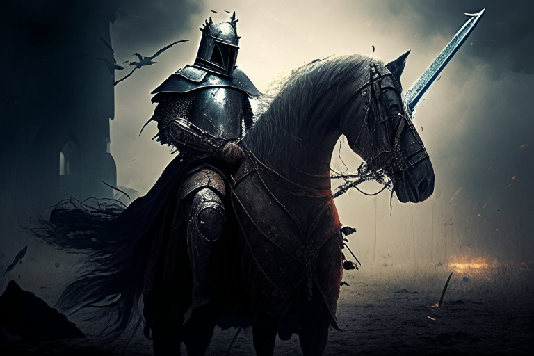 The Knight with a Sword Namon and the Horse Apocalypse