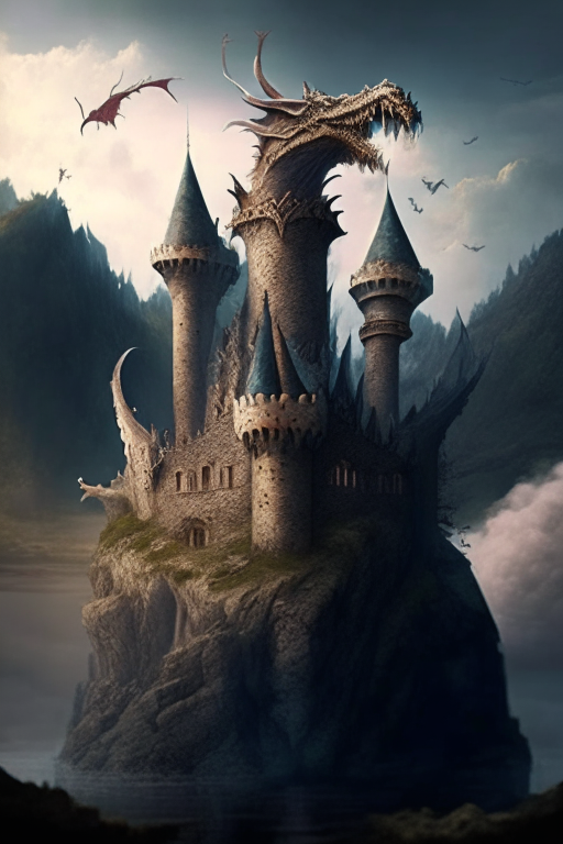 A dragon castle