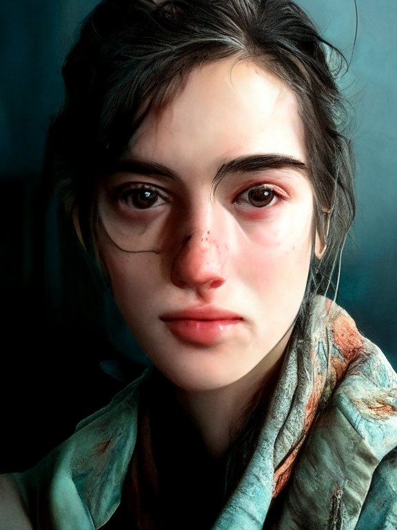 a beautiful portrait of the subject in image 3 like a hyper detailed painting