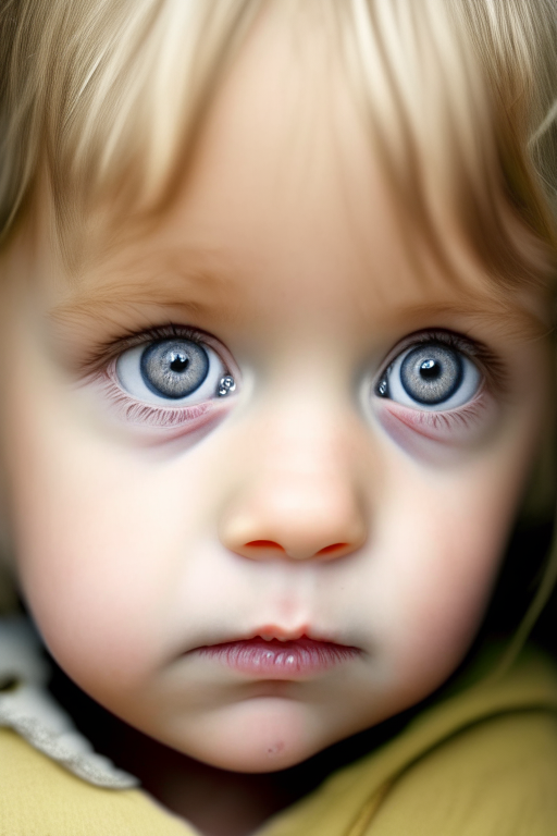 Beautiful little child looking at the camera 