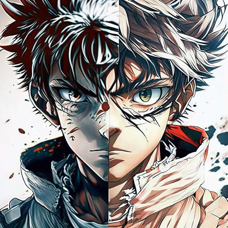 manga shonen style, unrealistic