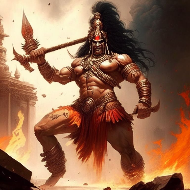 Brahma Shirastra, a weapon that was incredibly destructive and could annihilate entire armies and cities with a single strike