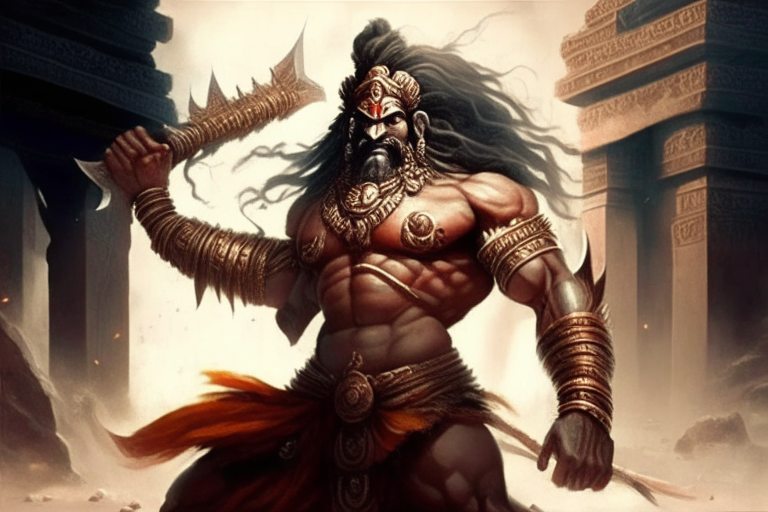 Brahma Shirastra, a weapon that was incredibly destructive and could annihilate entire armies and cities with a single strike
