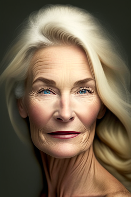50 year old blonde woman 