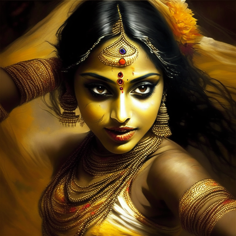 Beautiful banna with eyes , dance, 