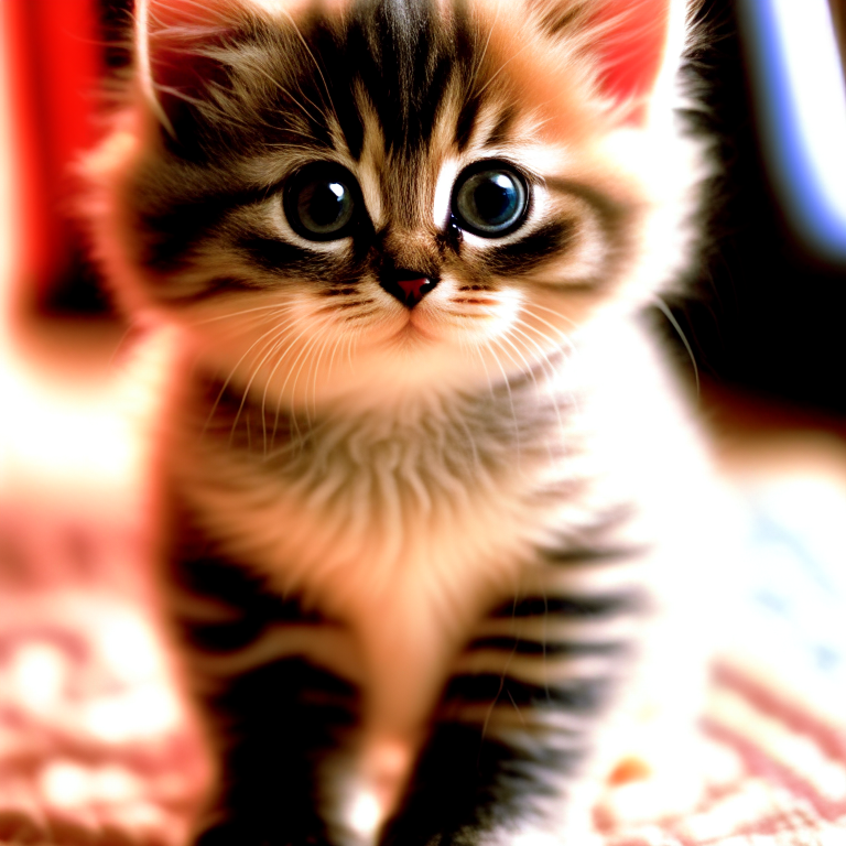 Adorable kitten character, by CGSociety