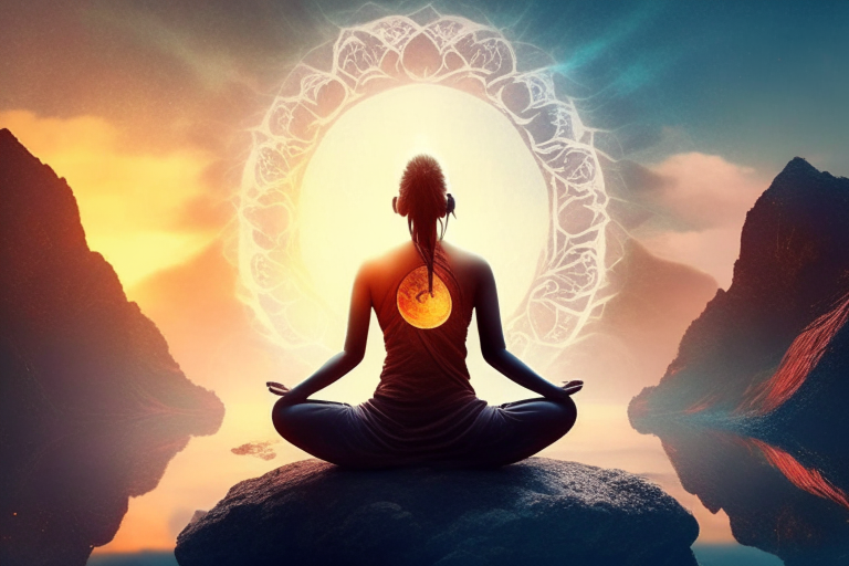 an image to attract those that love meditation and yoga
