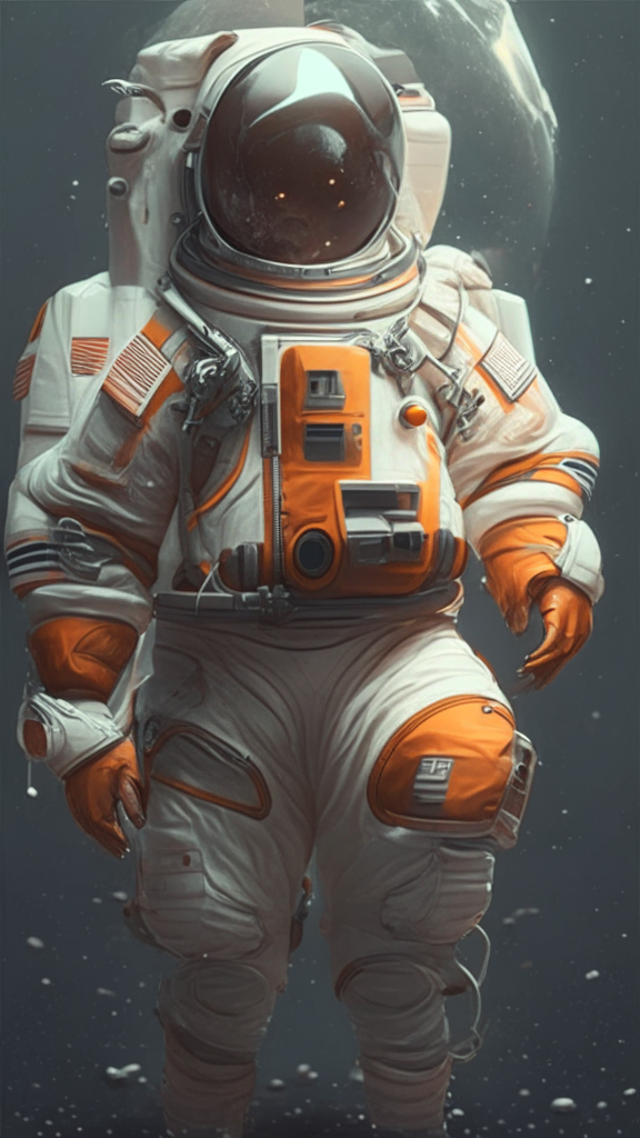 add an astronaut suit on the character