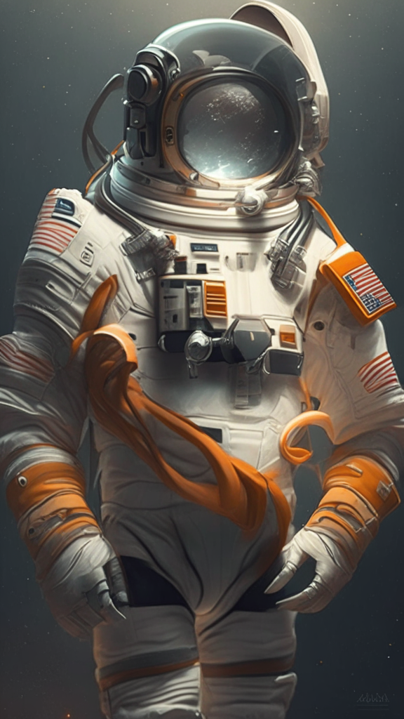 add an astronaut suit on the character