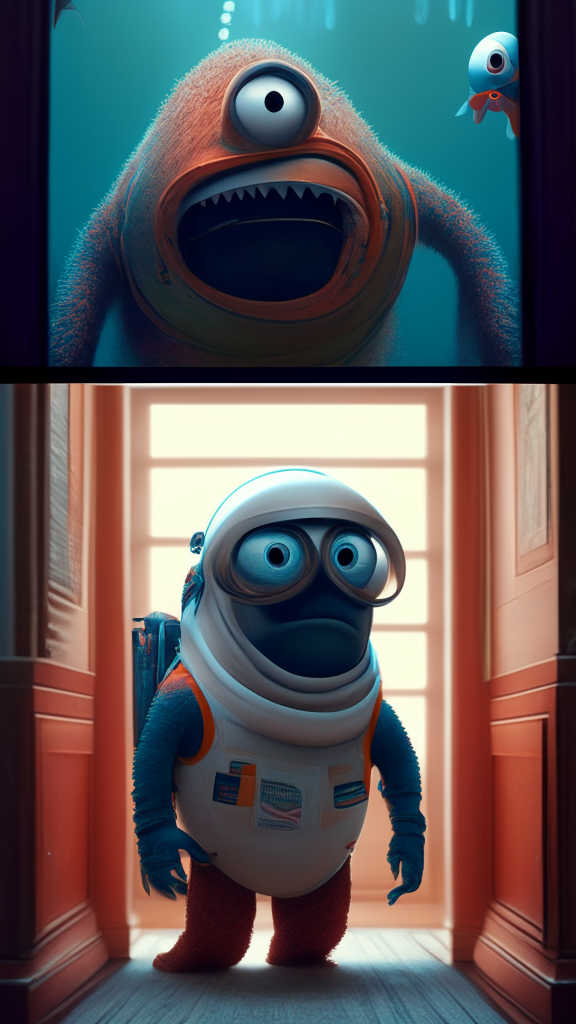 Edit In Pixar stile