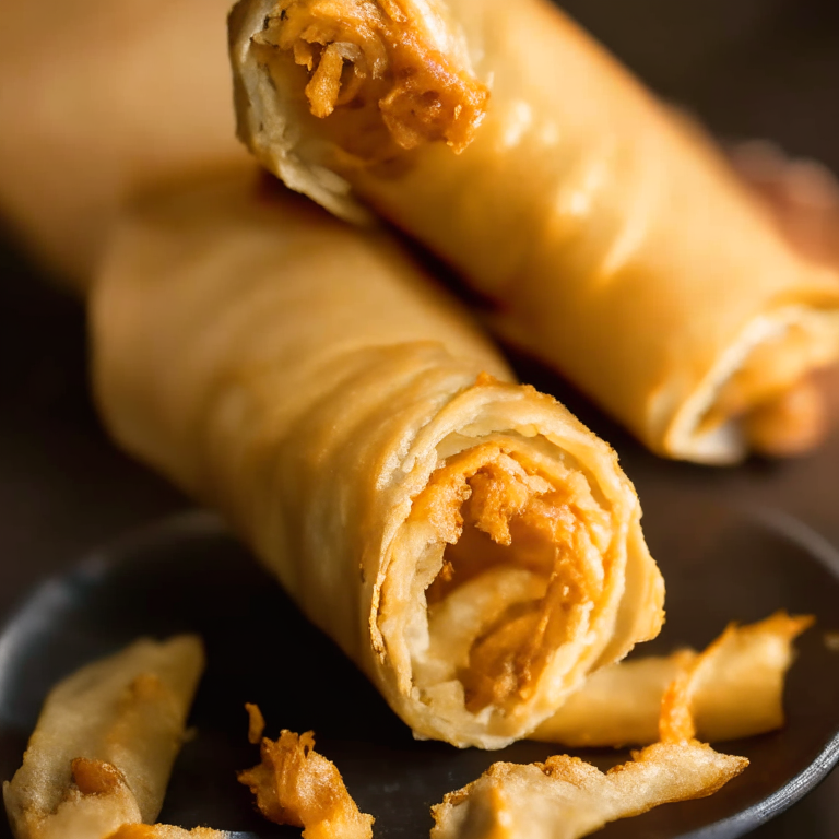 Air Fryer Pork Egg Rolls filling most of the frame, razor-sharp focus on every minuscule crease and fold, softbox lighting from the left side at a low angle