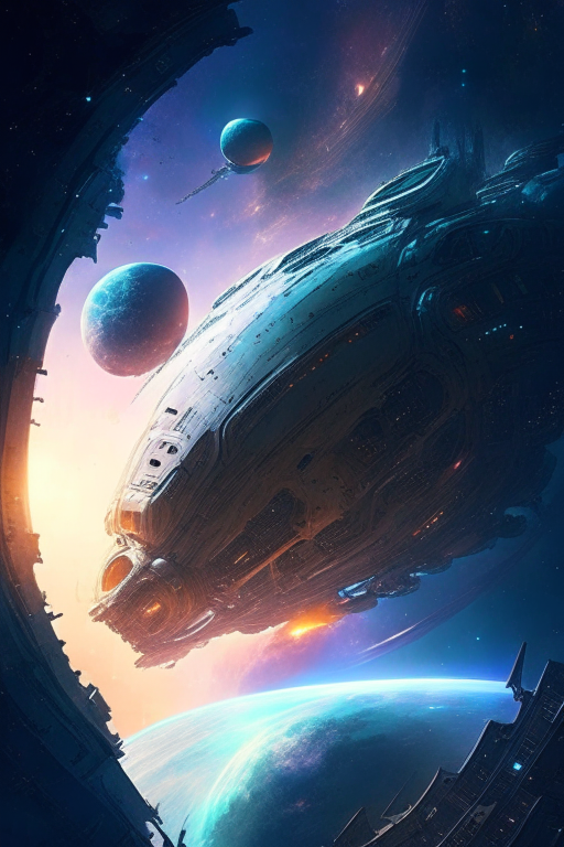 a sci-fi civilisation harnessing the power of a galaxy in space